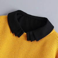 Hollow Lace Chiffon Doll Cotton Fake Collar Blouse Sweater Detachable