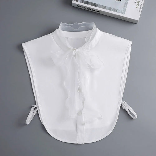 Hollow Lace Chiffon Doll Cotton Fake Collar Blouse Sweater Detachable