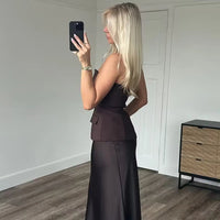 MUJER off Shoulder Tube Top Women Sexy Strapless Crop Top Woman