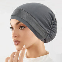 New Muslim Hijab Women Scarf Hair Accessories Soft Elastic Cloth Hat