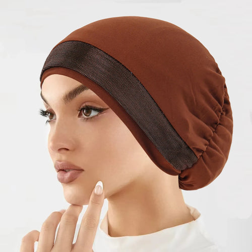 New Muslim Hijab Women Scarf Hair Accessories Soft Elastic Cloth Hat