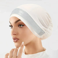 New Muslim Hijab Women Scarf Hair Accessories Soft Elastic Cloth Hat