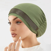 New Muslim Hijab Women Scarf Hair Accessories Soft Elastic Cloth Hat