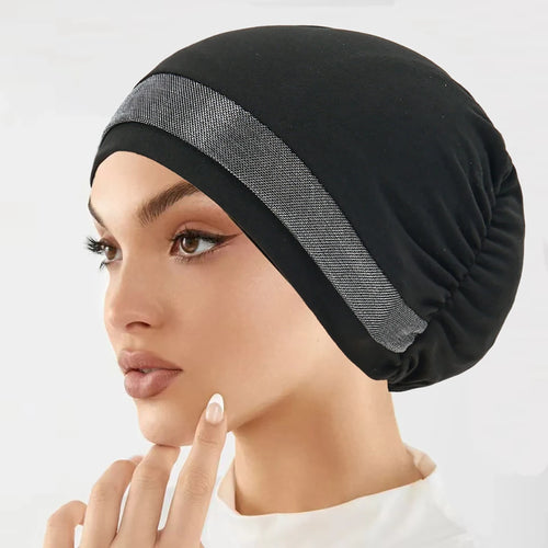 New Muslim Hijab Women Scarf Hair Accessories Soft Elastic Cloth Hat
