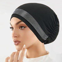 New Muslim Hijab Women Scarf Hair Accessories Soft Elastic Cloth Hat