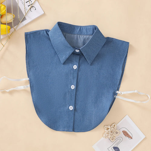 Women's Cotton Pointed Collar Fake Collar Fashionable and Elegant