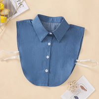 Women's Cotton Pointed Collar Fake Collar Fashionable and Elegant
