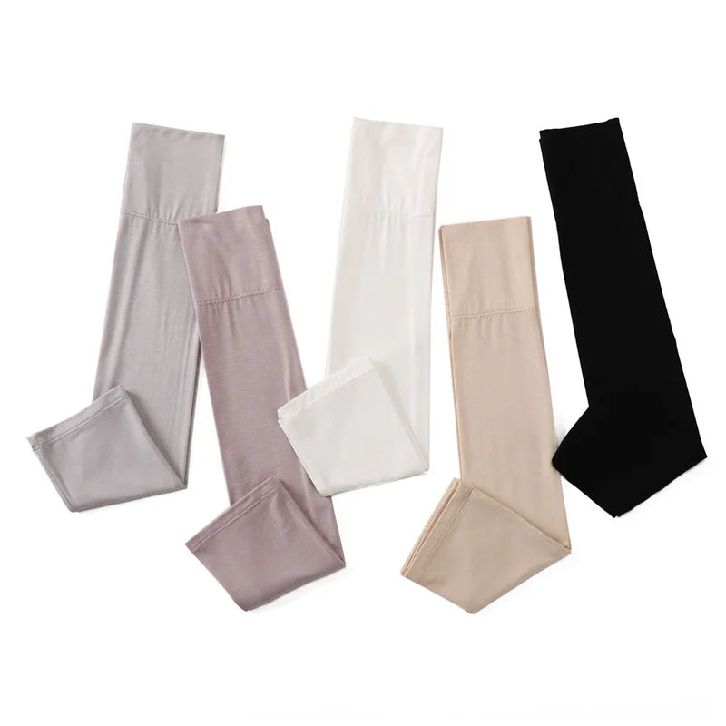 Neutral Arm Cover Oversleeves Muslim Hijab Sleeve for Women Modal Fabric