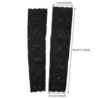 Summer Fashion Ice Sleeves – Elastic Fingerless Long Arm Gloves