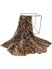Leopard Print Soft Lightweight Women’s Hijab