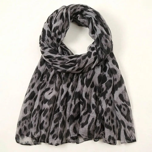 Leopard Print Soft Lightweight Women’s Hijab