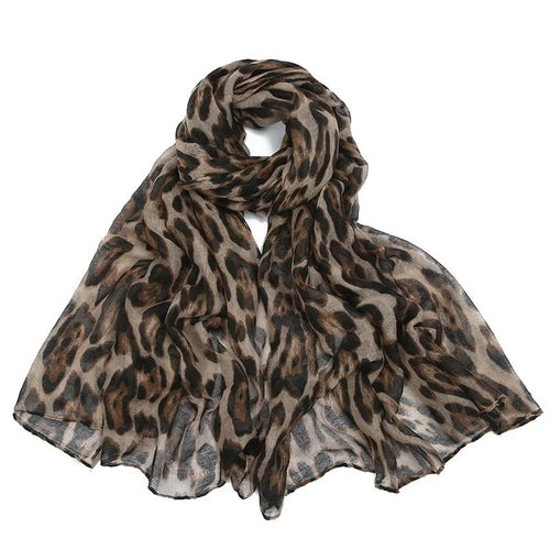 Leopard Print Soft Lightweight Women’s Hijab