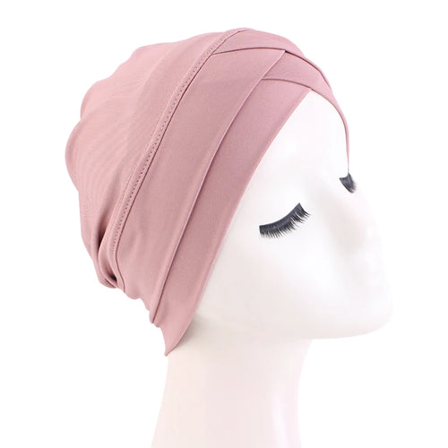 Women’s Cross Muslim Hijab Inner Hat – Islamic Undercap Arab Wrap