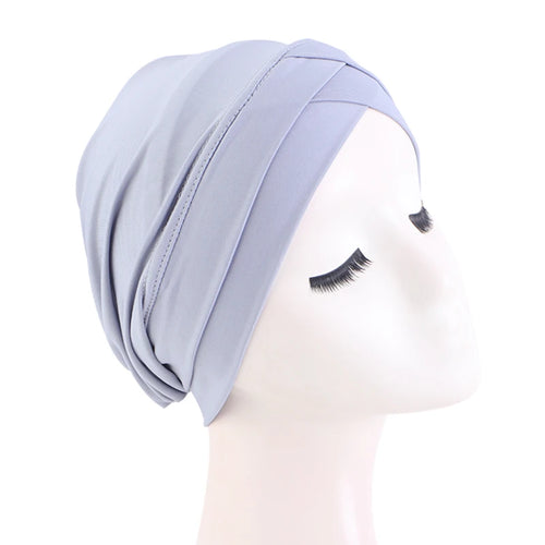 Women’s Cross Muslim Hijab Inner Hat – Islamic Undercap Arab Wrap