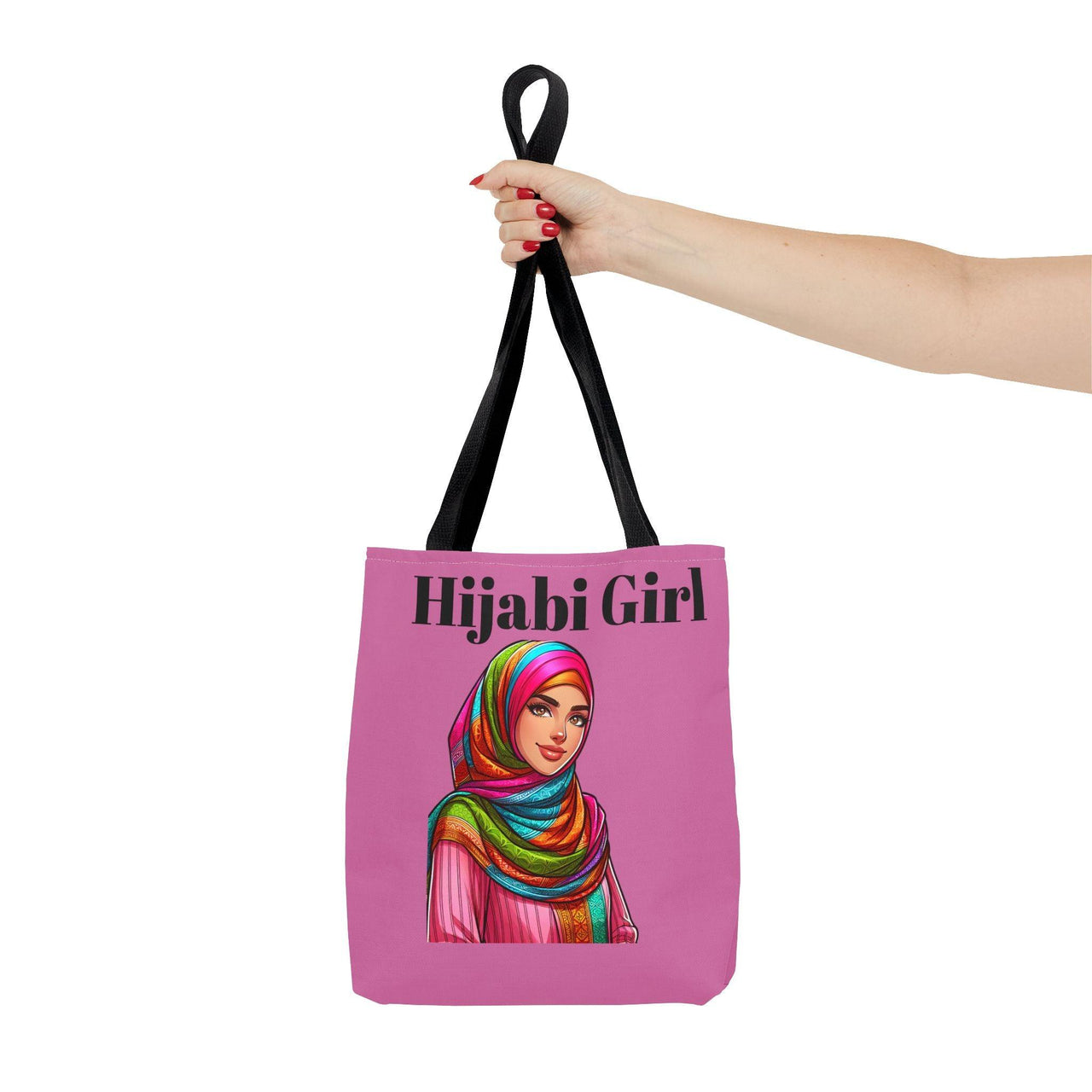 Copy of Colorful Hijabi Girl Tote Bag - Stylish and Functional for Every Occasion - Modestly Vogue