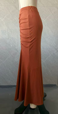 Autumn Elegant High Sense Long Skirt Skirt Adult Lady like Woman Lyayered Skirt