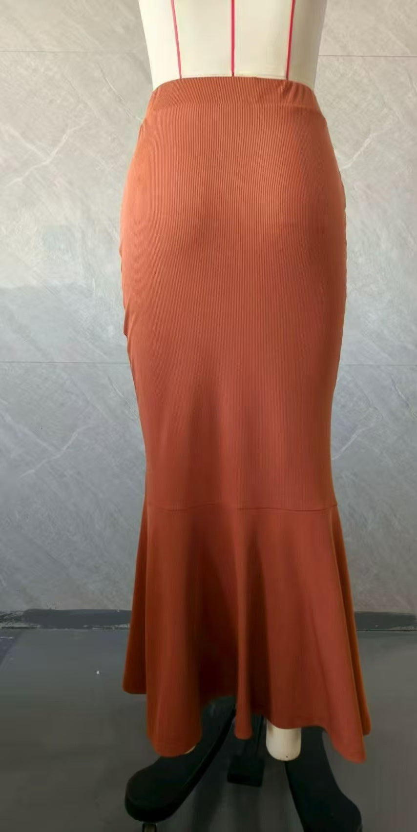 Autumn Elegant High Sense Long Skirt Skirt Adult Lady like Woman Lyayered Skirt