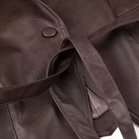 Women Autumn Winter Fashionable Leather Jacket Bomber Jacket Short Coat
