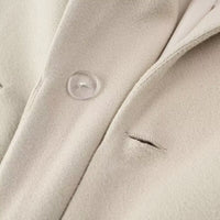 Women Mid Length Tassel Long Trench Coat Dress