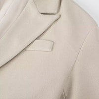Women Mid Length Tassel Long Trench Coat Dress