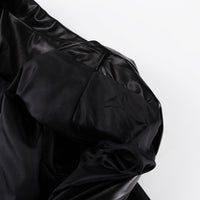 Black Women Clothing Early Spring Blazer Leather Skirt Set Office Two Piece Suit