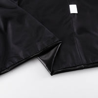 Black Women Clothing Early Spring Blazer Leather Skirt Set Office Two Piece Suit