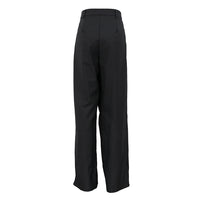 Retro Minority Irregular Asymmetric High Waist Wide Leg Pants Loose Office Trousers