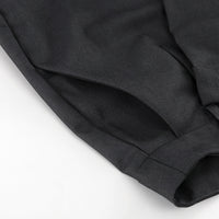 Retro Minority Irregular Asymmetric High Waist Wide Leg Pants Loose Office Trousers