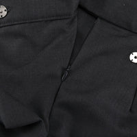 Retro Minority Irregular Asymmetric High Waist Wide Leg Pants Loose Office Trousers
