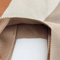 – , Fashion for Women | Modestly Vogue Versatile Handbag | Stylish & Functional Color Block Casual Versatile Minimalist Knitted Handbag - Modestly Vogue