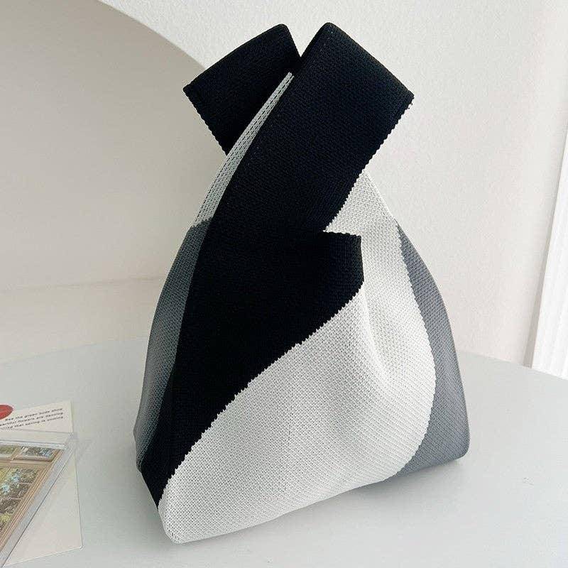 – , Fashion for Women | Modestly Vogue Versatile Handbag | Stylish & Functional Color Block Casual Versatile Minimalist Knitted Handbag - Modestly Vogue