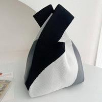 – , Fashion for Women | Modestly Vogue Versatile Handbag | Stylish & Functional Color Block Casual Versatile Minimalist Knitted Handbag - Modestly Vogue