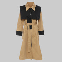 Women’s Asymmetric Two-Piece Trench Coat