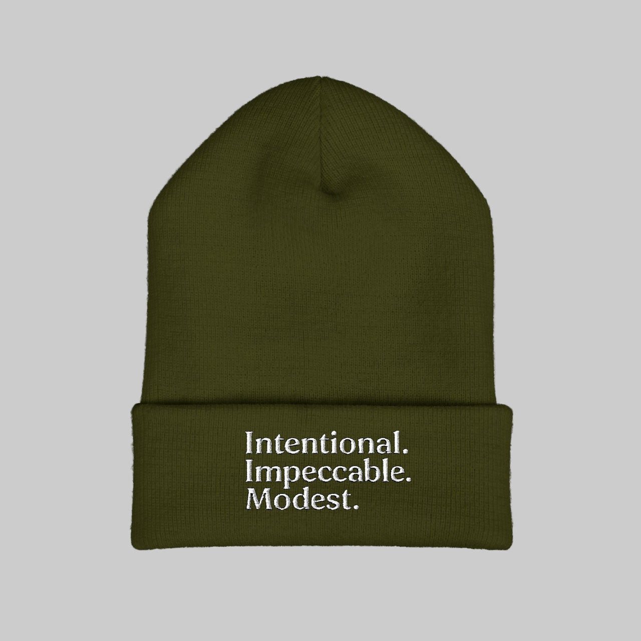 Stylish Cuffed Beanie – Embroidered Streetwear Winter Hat - Modestly Vogue