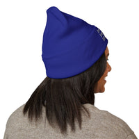 Stylish Cuffed Beanie – Embroidered Streetwear Winter Hat