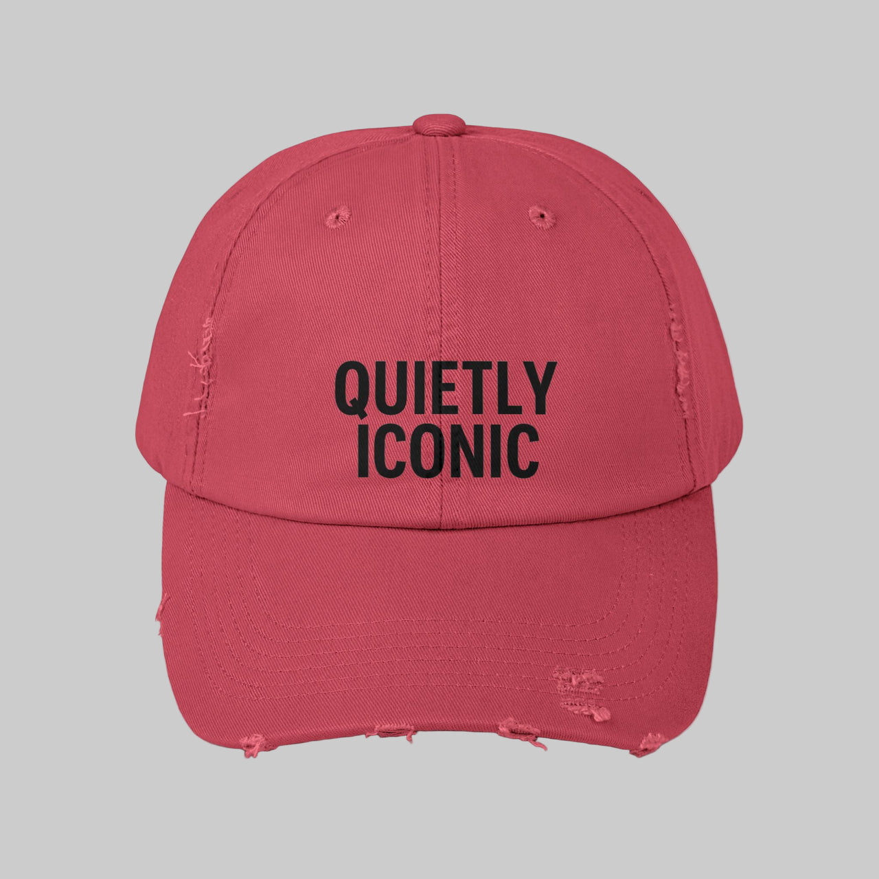 Quietly Iconic Unisex Distressed Cap – Casual Trendy Hat for Everyday Style - Modestly Vogue