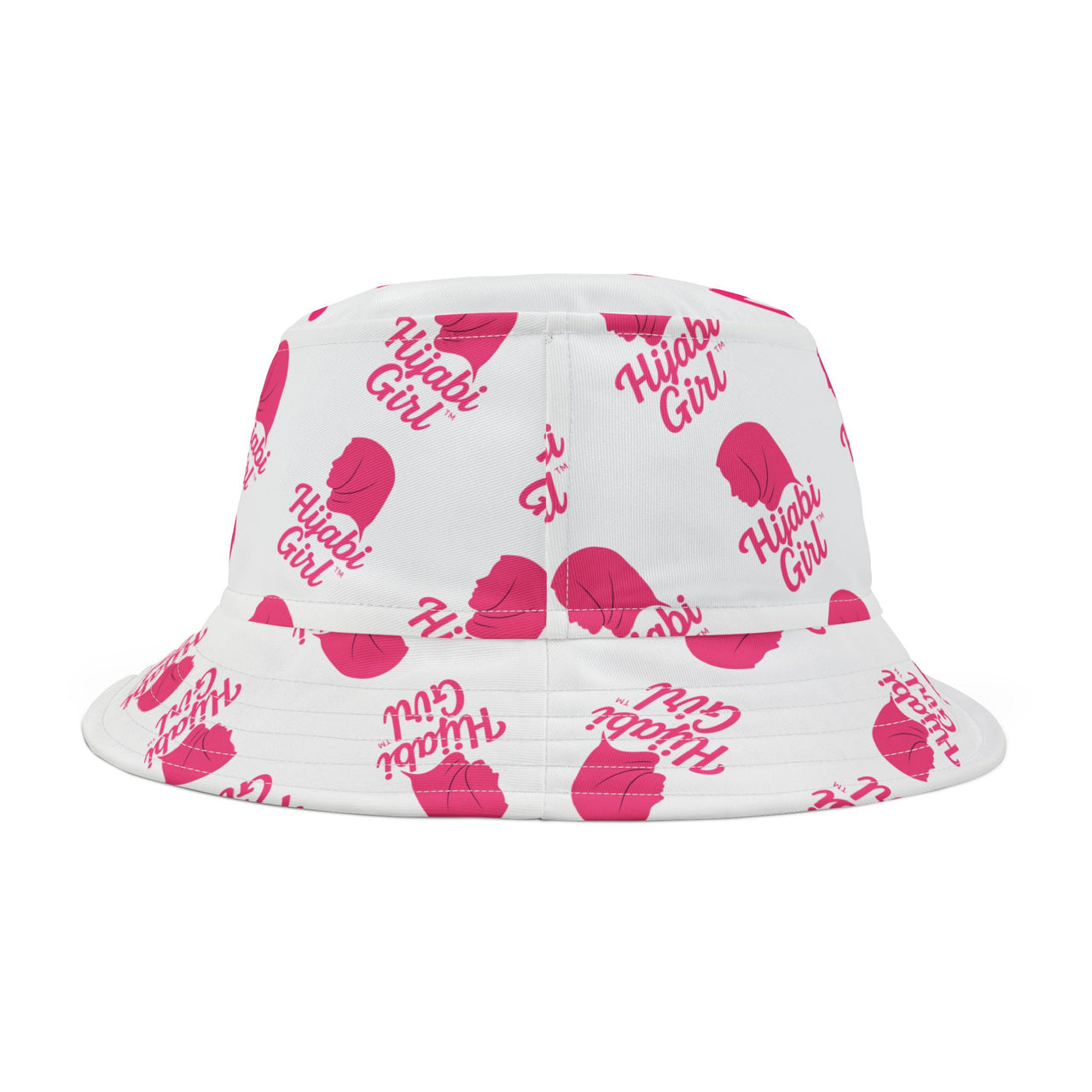 Stylish Bucket Hat for Hijab Wearers, Fun Summer Accessory, Gift for Girls, Cute Headwear, Trendy Hat