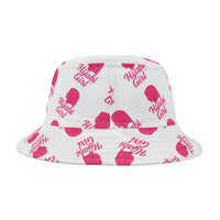 Stylish Bucket Hat for Hijab Wearers, Fun Summer Accessory, Gift for Girls, Cute Headwear, Trendy Hat