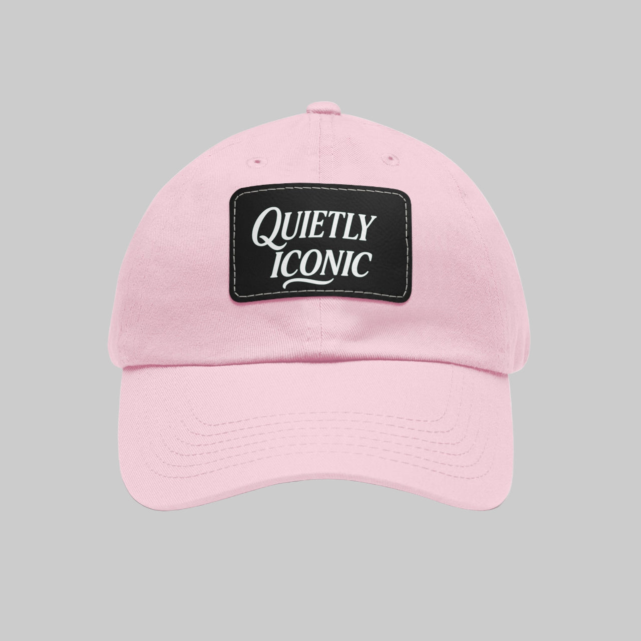 Quietly Iconic Rustic Hat with Leather Patch – Minimalist Statement Cap - Modestly Vogue