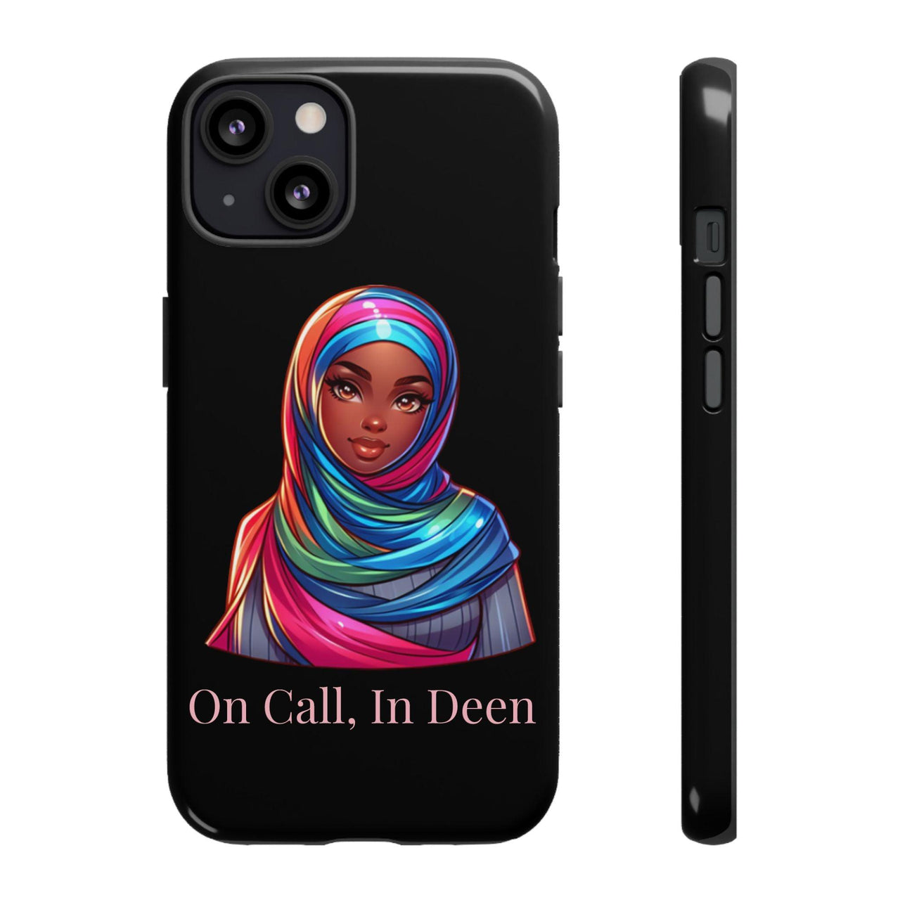 Colorful Hijab Phone Case - 'On Call, In Deen' - Modestly Vogue