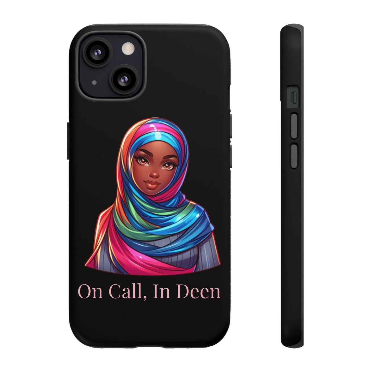 Colorful Hijab Phone Case - 'On Call, In Deen' - Modestly Vogue