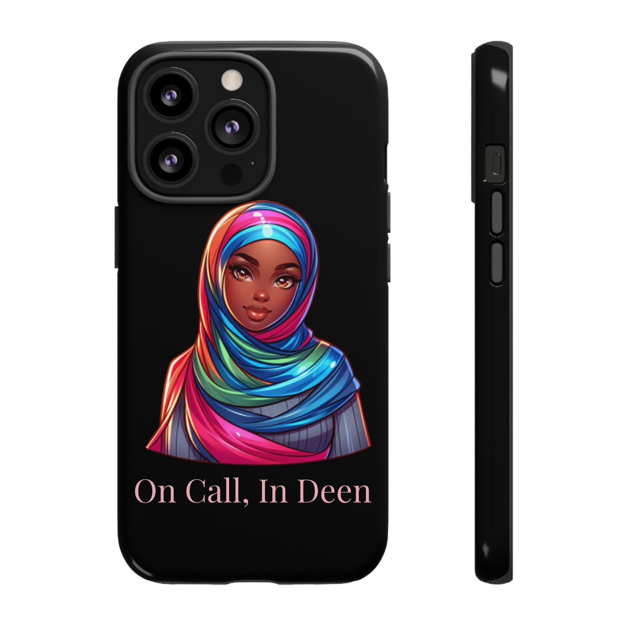 Colorful Hijab Phone Case - 'On Call, In Deen' - Modestly Vogue