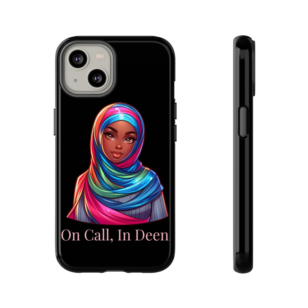 Colorful Hijab Phone Case - 'On Call, In Deen' - Modestly Vogue