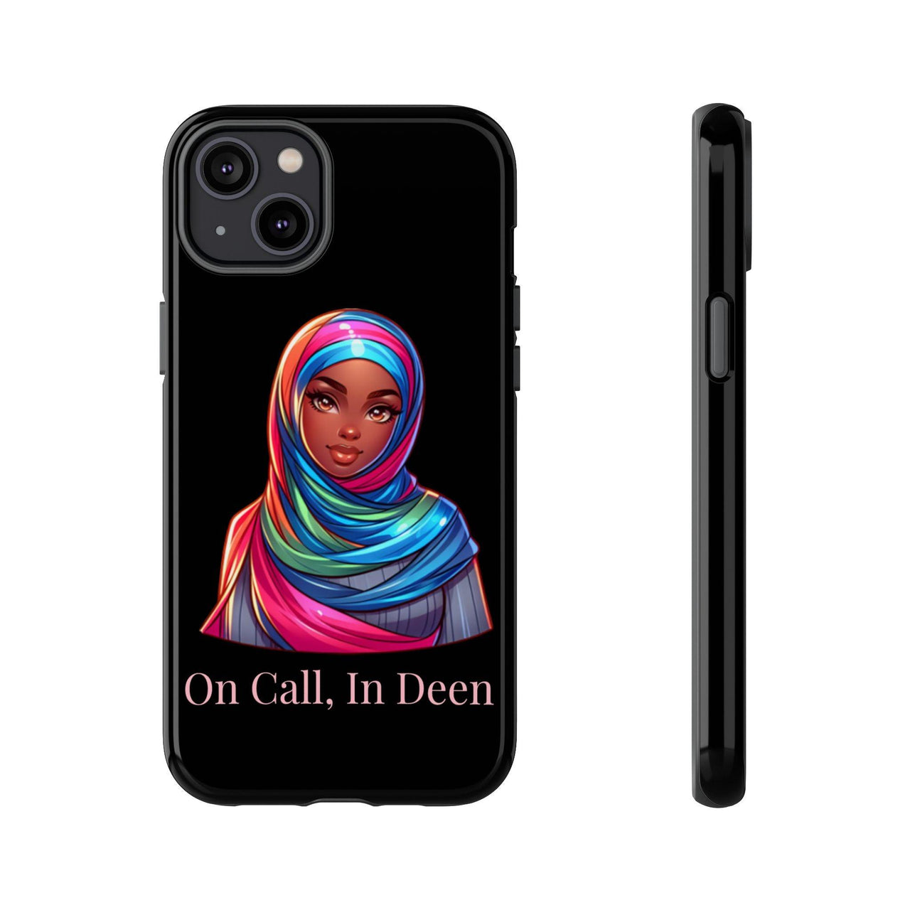Colorful Hijab Phone Case - 'On Call, In Deen' - Modestly Vogue