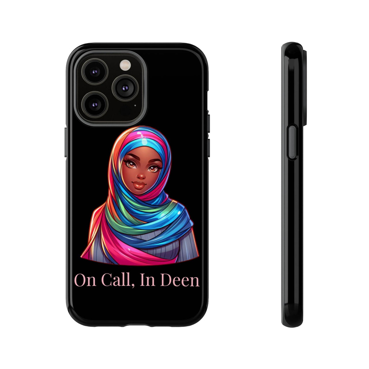 Colorful Hijab Phone Case - 'On Call, In Deen' - Modestly Vogue