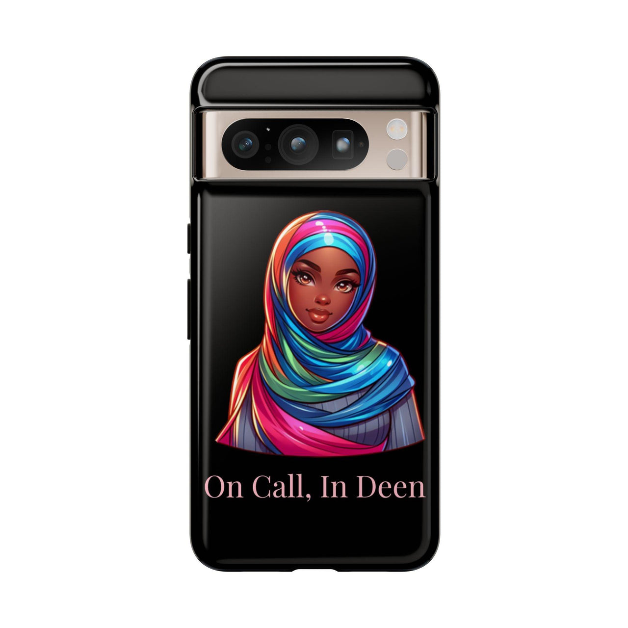 Colorful Hijab Phone Case - 'On Call, In Deen' - Modestly Vogue