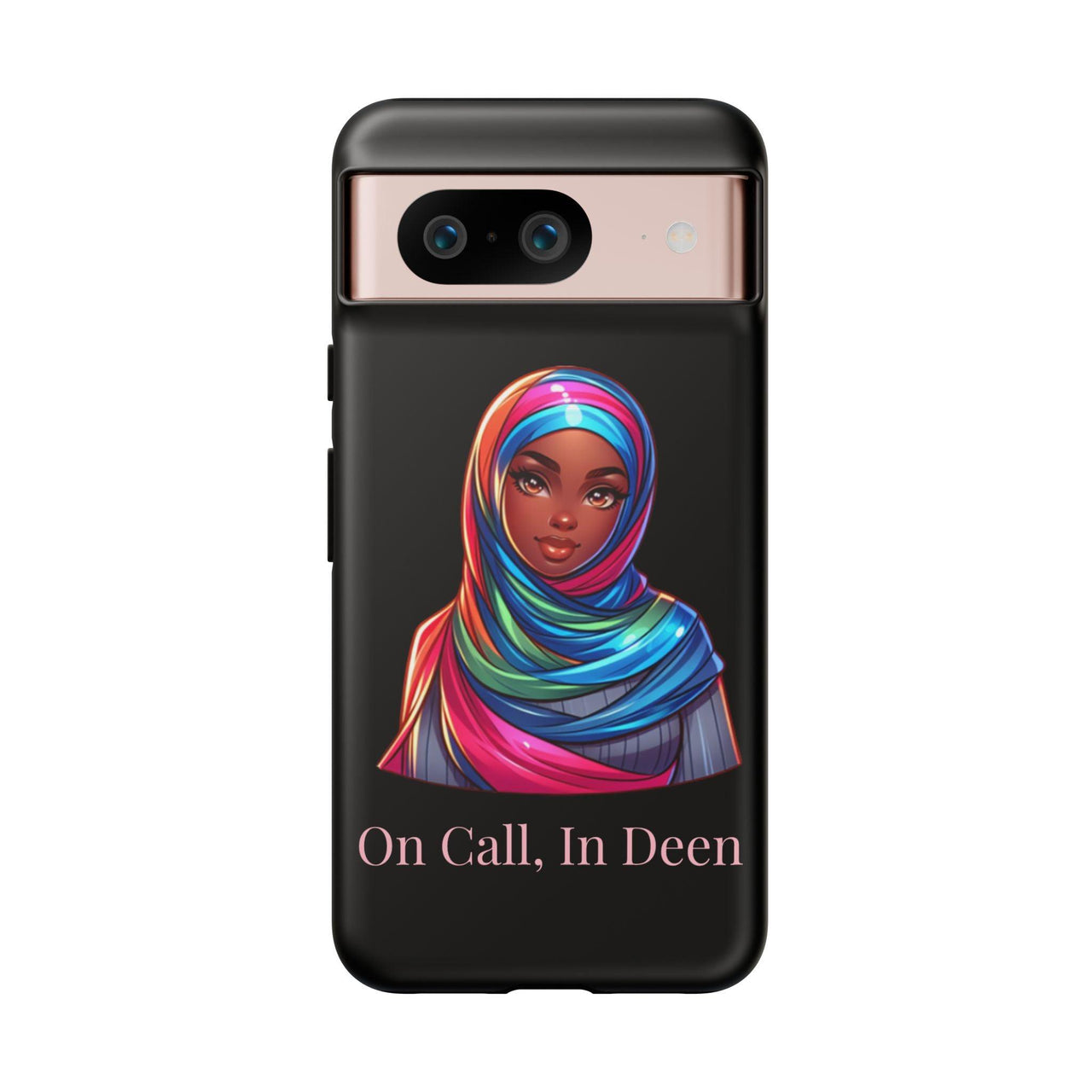 Colorful Hijab Phone Case - 'On Call, In Deen' - Modestly Vogue