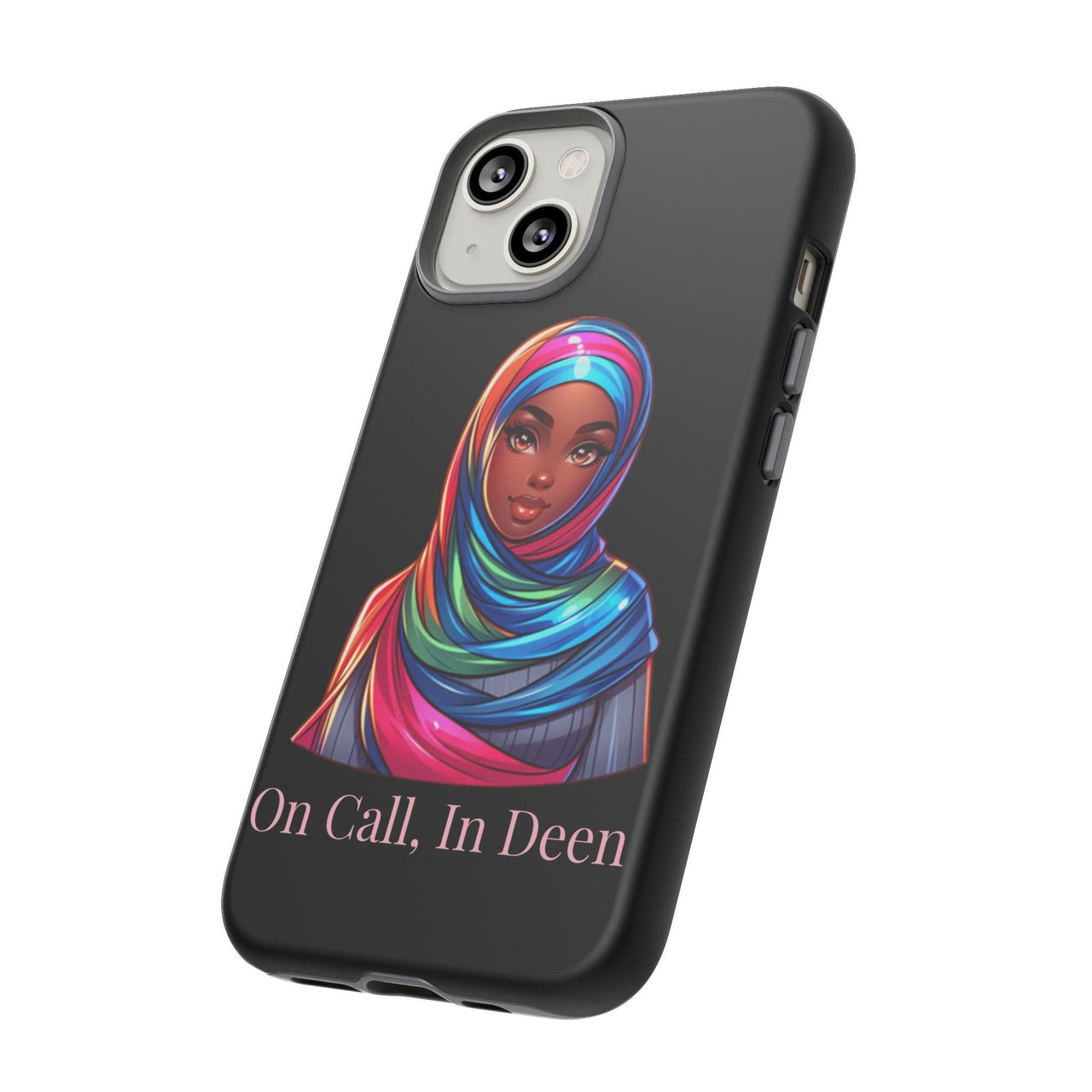 Colorful Hijab Phone Case - 'On Call, In Deen' - Modestly Vogue