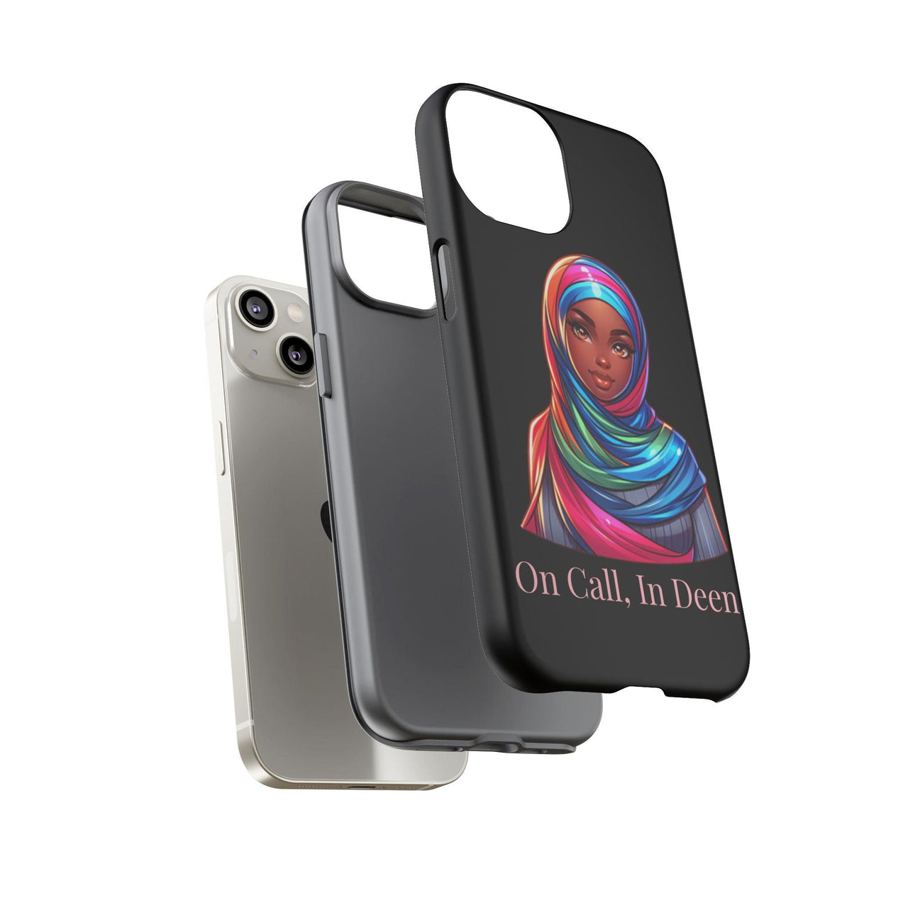 Colorful Hijab Phone Case - 'On Call, In Deen' - Modestly Vogue