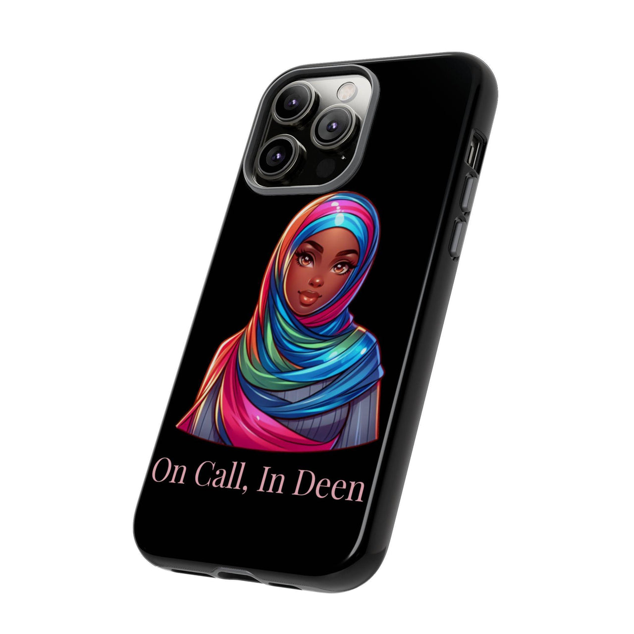 Colorful Hijab Phone Case - 'On Call, In Deen' - Modestly Vogue